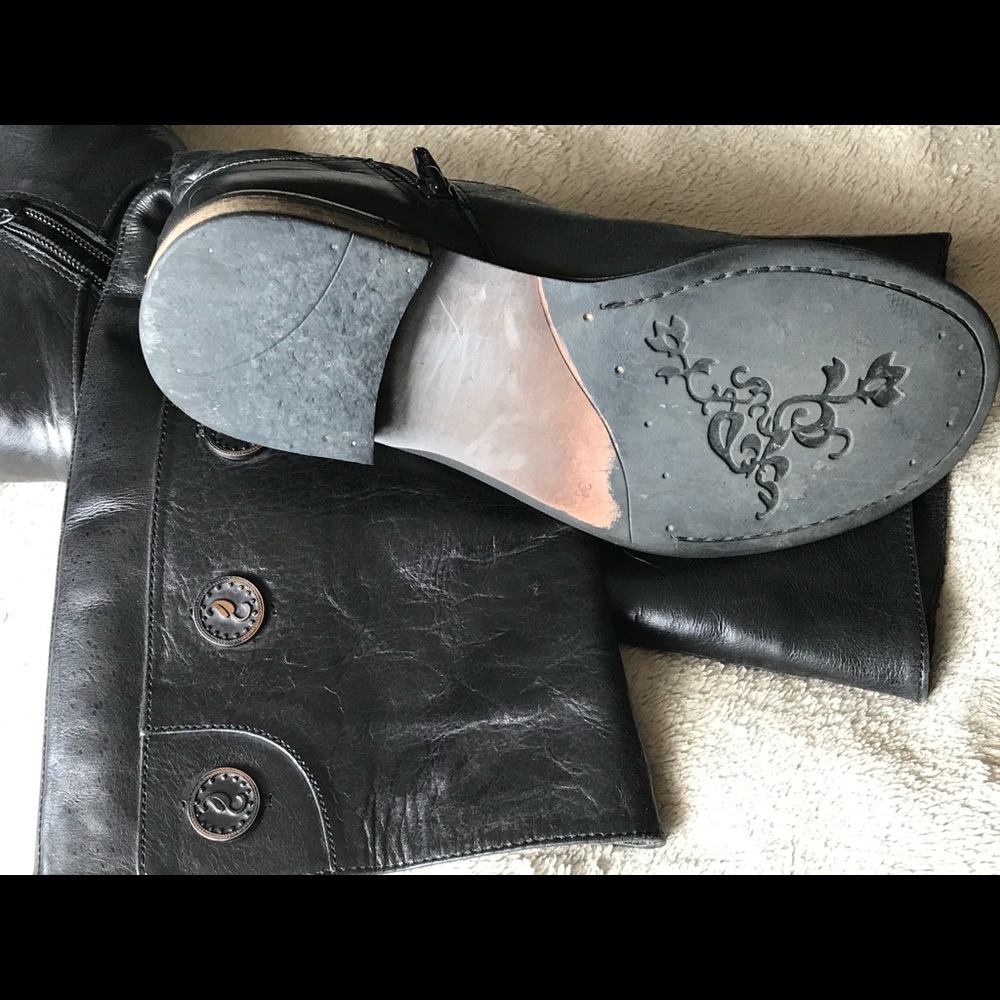 Spring leather biker boot - Picture 3 of 8
